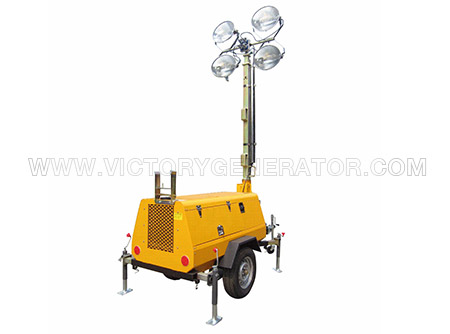 4.2KW~22KW Mobile Light Tower Diesel Generator Set