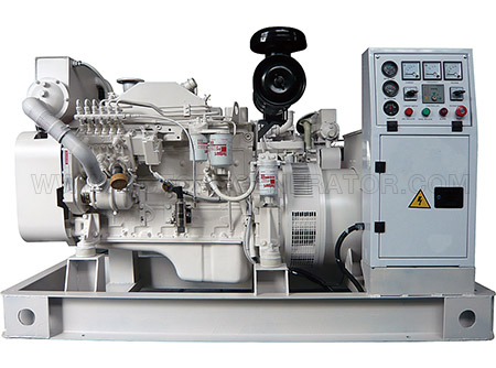 38KVA~1031KVA Cummins Marine Diesel Generator Set