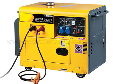 4.5KW~5.5KW Silent Diesel Welding Generator